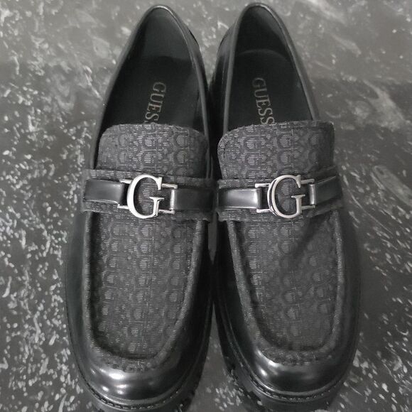 BRAND NEW GUESS MEN'S DRUU BRANDED LUG SOLE DRESS LOAFERS - Picture 2 of 16